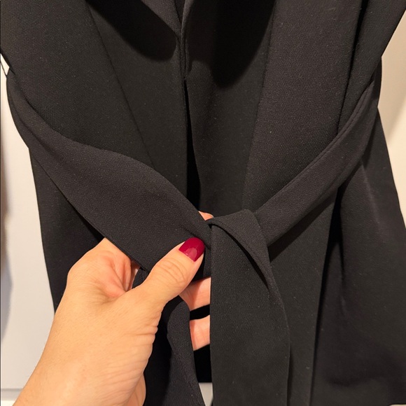 Theory Black Women's Blazer with Belt - Picture 5 of 6